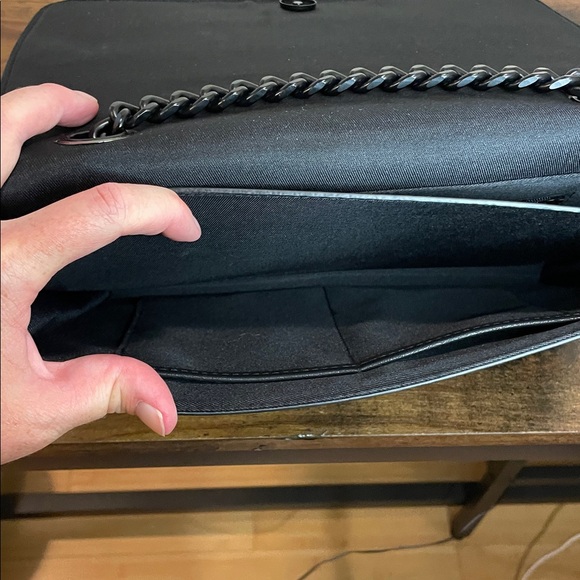 Aldo Elegant Black Quilted Crossbody Bag - Picture 7 of 14